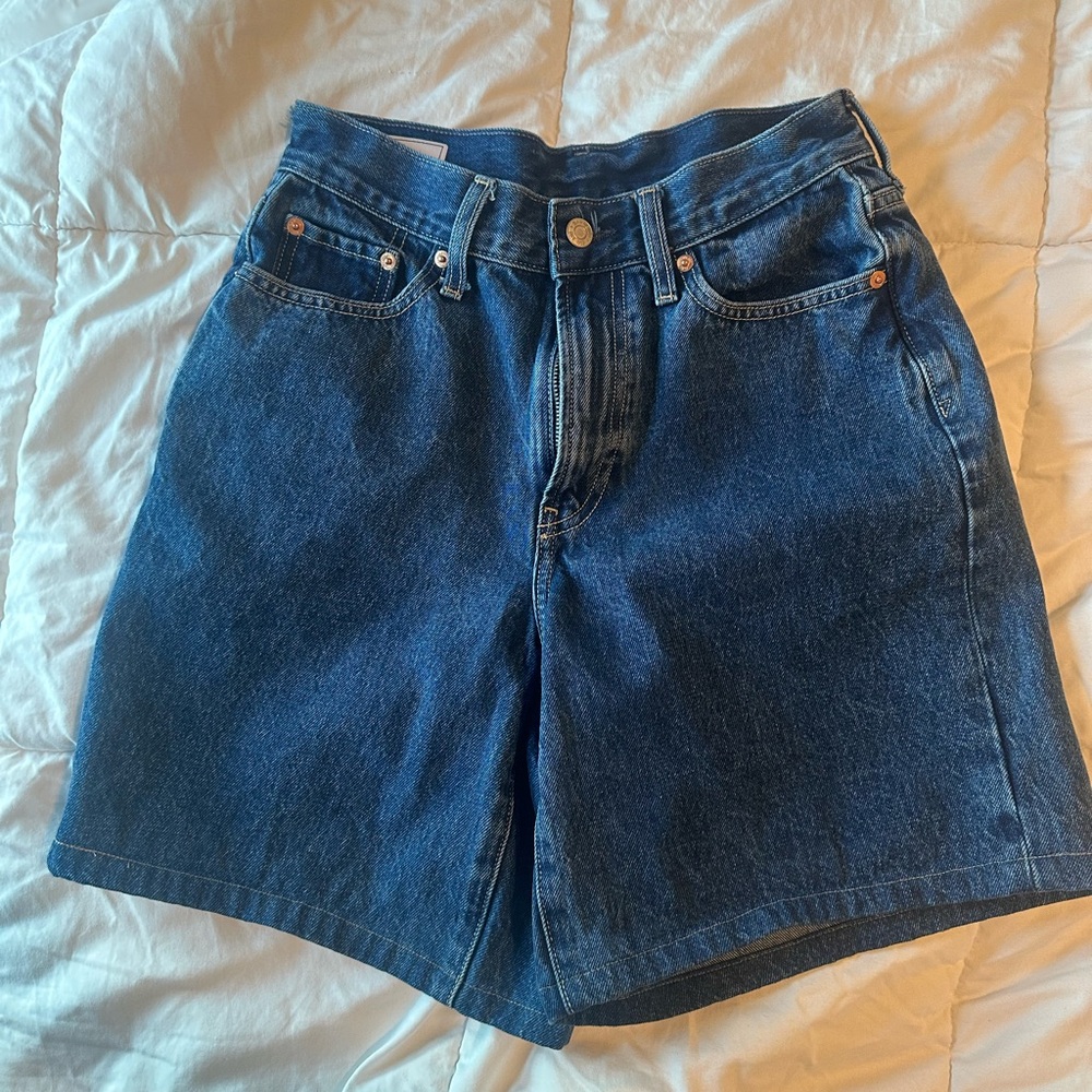 GAP Women's Dark Blue Jean Shorts